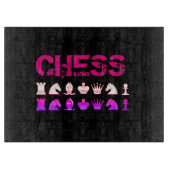 schaakkussen snijplank (Voorkant)