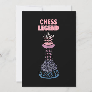 Schaaklegende Checkmate Cool Gezegde Tanktop Feestdagenkaart