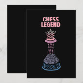 Schaaklegende Checkmate Cool Gezegde Tanktop Feestdagenkaart (Voorkant / Achterkant)