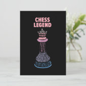 Schaaklegende Checkmate Cool Gezegde Tanktop Feestdagenkaart (Staand voorkant)