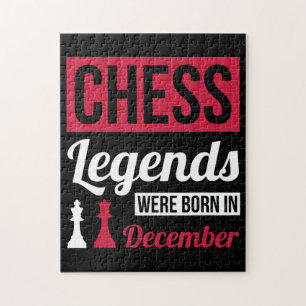 schaaklegenden werden geboren in december verjaard legpuzzel