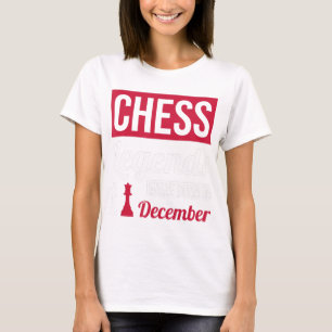 schaaklegenden werden geboren in december verjaard t-shirt