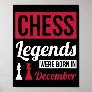 Schaaklegendes werden geboren in december verjaard poster