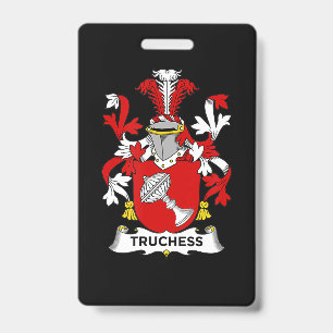 Schaakliefhebber   Truchess Wapen - Familiewapen Badge