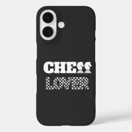 Schaakliefhebber White Knights Creatief Uniek Spel iPhone 16 Hoesje