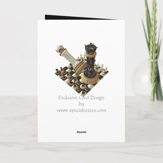 Schaakmaniakken Kaart (Achterkant)