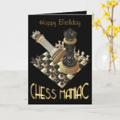 Schaakmaniakken Kaart (Gele Bloem)