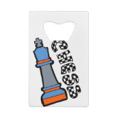 schaakmannen creditkaart flessenopener (Achterkant)