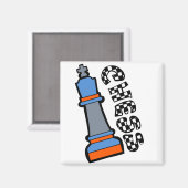 schaakmannen magneet (Voorkant / Achterkant)