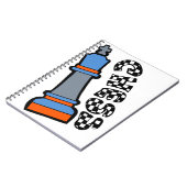 schaakmannen notitieboek (Linkerzijde)