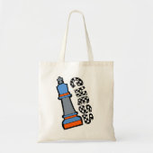schaakmannen tote bag (Voorkant)