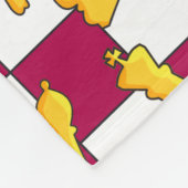 Schaakmat Chic | CC-02 | Fleece Deken (Hoek)