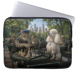 Schaakmat in Central Park No 1 Laptop Sleeve