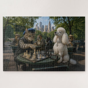 Schaakmat in Central Park No 1 Legpuzzel