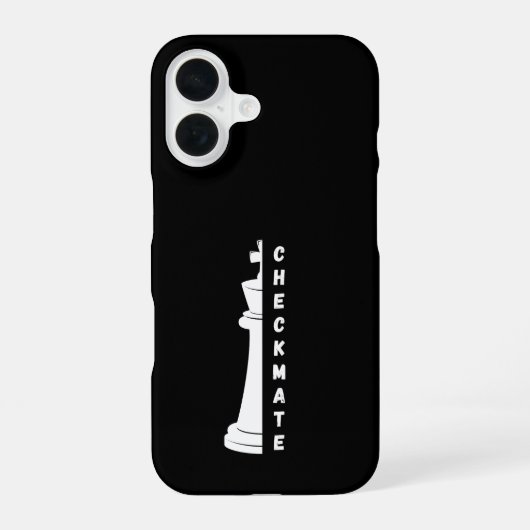 Schaakmat iPhone 16 Hoesje (Achterkant)