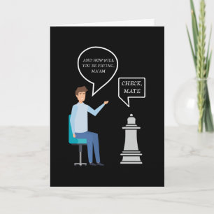Schaakmat Koningin Kaart