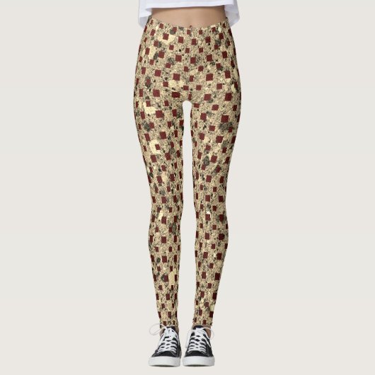 Schaakmat Leggings (Voorkant)