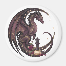 Schaakmat met draken magneet