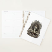 Schaakmat Schedel Koning Vintage Schaken Planner (Display)