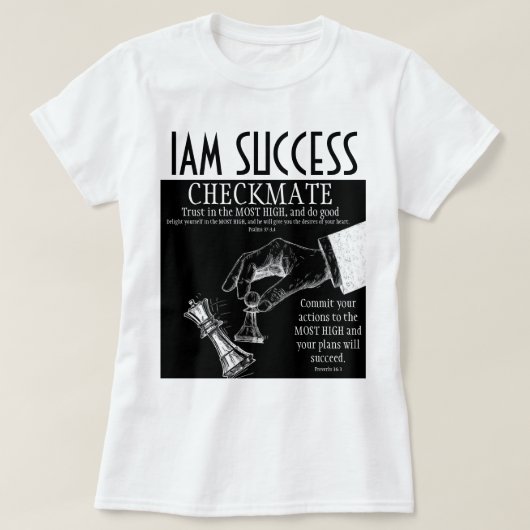 SCHAAKMAT T-SHIRT (Design voorkant)