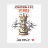 Schaakmat Vibes Sticker (Vel)