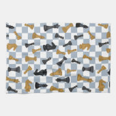 Schaakmat voor het leven schaakbord keukenhanddoek (Horizontaal)