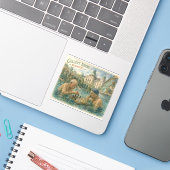 Schaakmatch Gellert Baths Boedapest Hongarije Sticker (Laptop met iPhone)