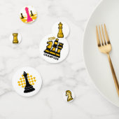 Schaakmuntjes Tafelconfetti Confetti (Groep)