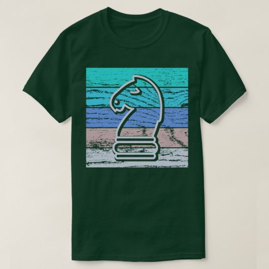Schaakpaard Retro 3 T-shirt (Design voorkant)