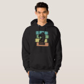 Schaakpaard Retro Hoodie (Voorkant volledig)
