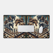 Schaakpaarden Fantasy Bureaumat Gamer Setup (Keyboard & Muis)