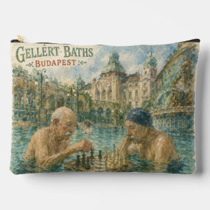Schaakpartij Gellert Baths Boedapest Hongarije Etui