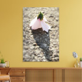 Schaakpion bloem canvas afdruk (Insitu (Woonkamer))