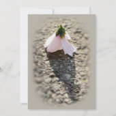 Schaakpion bloem kaart (Voorkant)