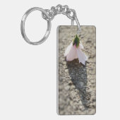 Schaakpion bloem sleutelhanger (Voorkant Links)