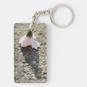 Schaakpion bloem sleutelhanger (achterkant)