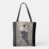 Schaakpion bloem tote bag (Achterkant)