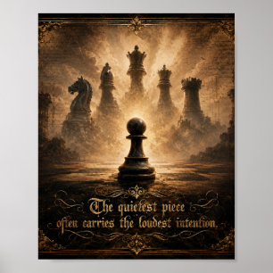 schaakpion poster