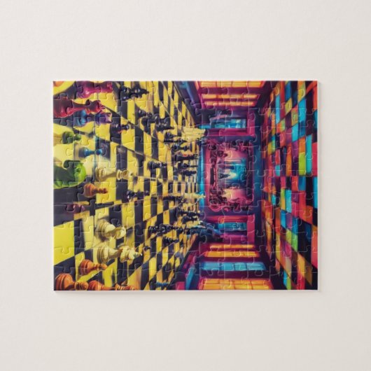 SCHAAKRUIMTE LEGPUZZEL (Horizontaal)