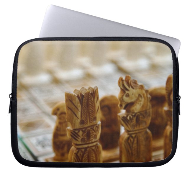 Schaakset te koop, Khan el Khalili Bazaar, Laptop Sleeve (Voorkant)