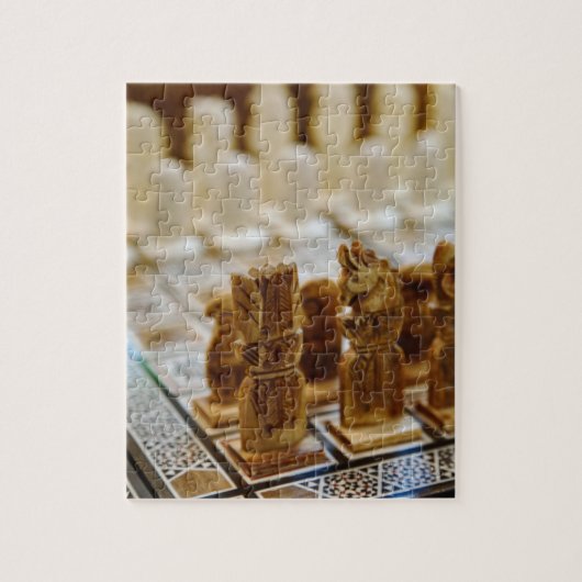 Schaakset te koop, Khan el Khalili Bazaar, Legpuzzel (Verticaal)