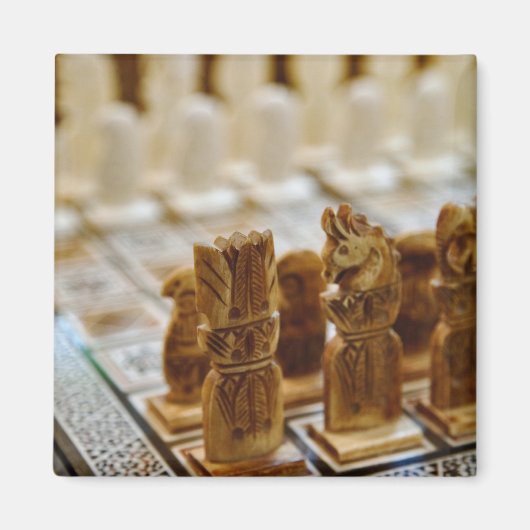 Schaakset te koop, Khan el Khalili Bazaar, Magneet (Voorkant)