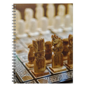 Schaakset te koop, Khan el Khalili Bazaar, Notitieboek