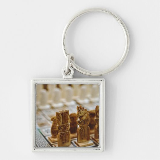 Schaakset te koop, Khan el Khalili Bazaar, Sleutelhanger (Voorkant)