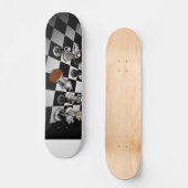 Schaakskateboard Skateboard (Voorkant)