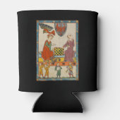 Schaakspel 14e Eeuw Codex Manesse Blikjeskoeler (Achterkant)