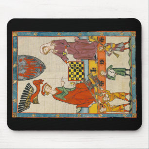 Schaakspel 14e eeuw Codex Manesse Muismat