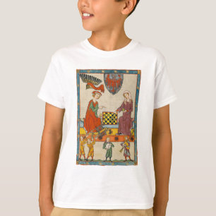 Schaakspel 14e eeuw Codex Manesse T-shirt
