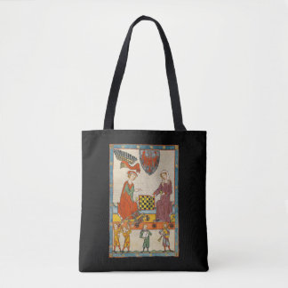 Schaakspel 14e eeuw Codex Manesse Tote Bag