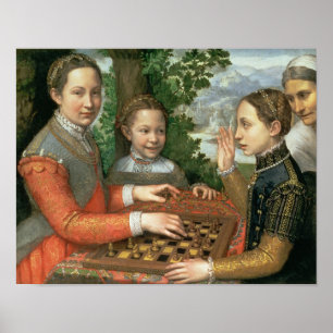 Schaakspel, 1555 poster